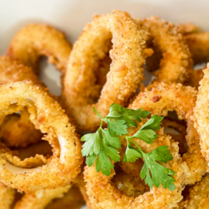 Crispy Battered Squid Rings  - 6 Pieces