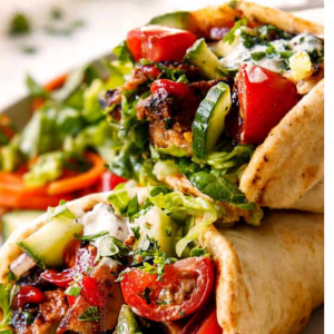 Flat Bread & Fresh Salad (V) (VG)