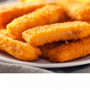 Fish Fingers, Chips, Salad & Drink