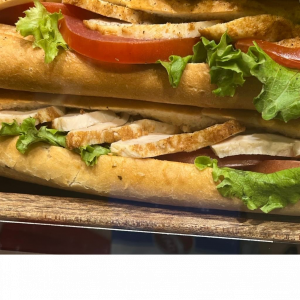 White baguette caesar’s