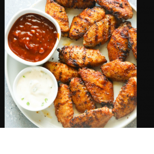 6 Grilled WIngs+Chips